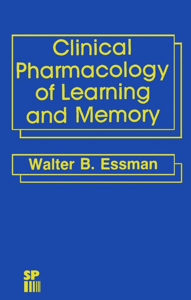 bokomslag Clinical Pharmacology of Learning and Memory