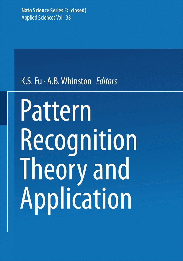 Pattern Recognition Theory and Application 1