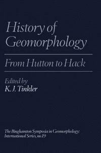 bokomslag History of Geomorphology