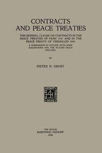 bokomslag Contracts and Peace Treaties