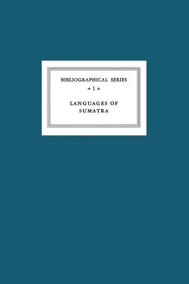 bokomslag Critical Survey Of Studies On The Languages of Sumatra