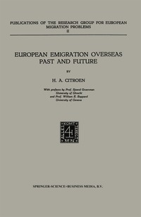 bokomslag European Emigration Overseas Past and Future