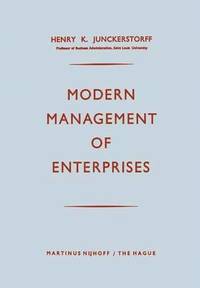 bokomslag Modern Management of Enterprises
