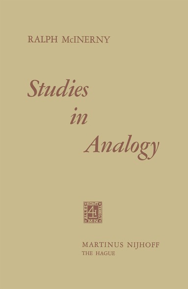 Ralph M. McInerny - Studies in Analogy, Häftad
