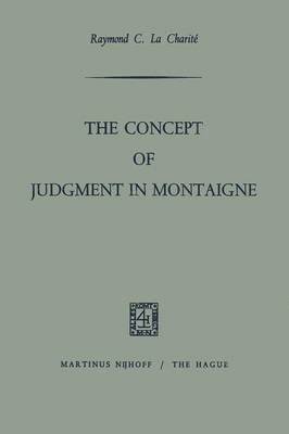 Concept of Judgment in Montaigne 1