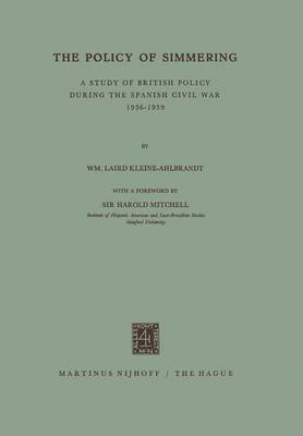 bokomslag Policy of Simmering
