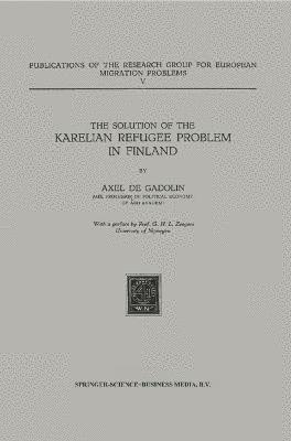 Solution of the Karelian Refugee Problem in Finland
