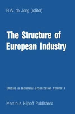 bokomslag Structure of European Industry