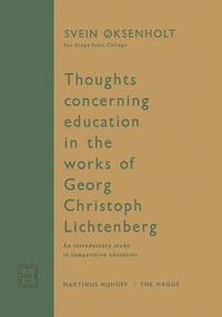 bokomslag Thoughts Concerning Education in the Works of Georg Christoph Lichtenberg
