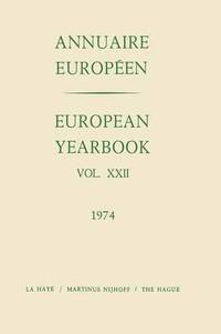 bokomslag European Yearbook / Annuaire Europeen
