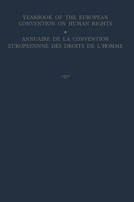 bokomslag Yearbook of the European Convention on Human Rights / Annuaire dela convention Europeenne des Droits de L'Homme