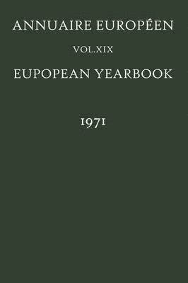 Annuaire Europen / European Yearbook 1