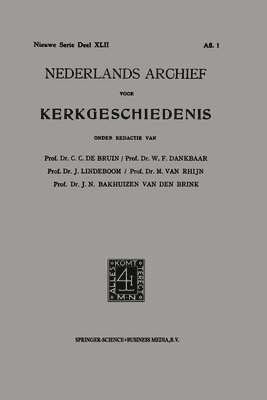 bokomslag Nederlands Archief Voor Kerkgeschiedenis