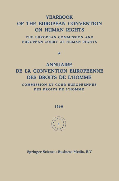 bokomslag Yearbook of the European Convention on Human Rights / Annuaire de la Convention Europeenne des Droits de Lhomme