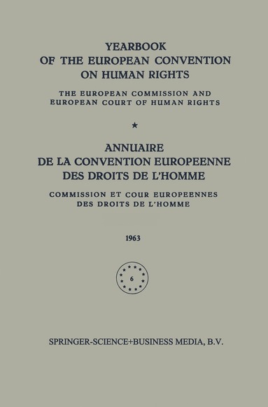 bokomslag Yearbook of the European Convention on Human Rights / Annuaire de la Convention Europeenne des Droits de LHomme