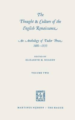 bokomslag Thought & Culture of the English Renaissance