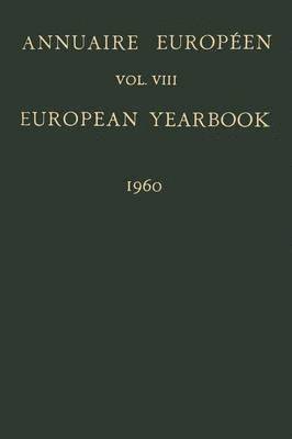 Annuaire Europen / European Yearbook 1