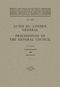 bokomslag Actes du Conseil Gnral / Proceedings of the General Council