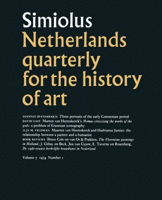 C Broos, J P Filedt, P Hecht, C. Broos, J. P. Filedt, J.P. Filedt, P. Hecht - Netherlands Quarterly for the History of Art, Häftad