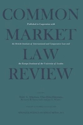 bokomslag Common Market Law Review