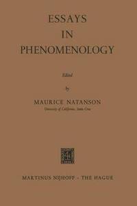 bokomslag Essays in Phenomenology