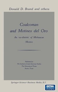 bokomslag Coalcoman and Motines del Oro