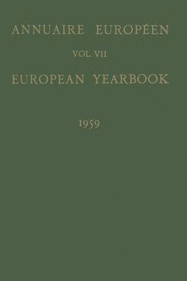 bokomslag Annuaire Europen / European Yearbook