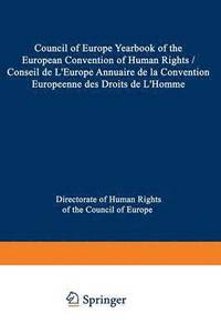 bokomslag Council of Europe Yearbook of the European Convention on Human Rights / Conseil de LEurope Annuaire de la Convention Europeenne des Droits de LHomme