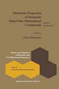 bokomslag Electronic Properties of Inorganic Quasi-One-Dimensional Compounds