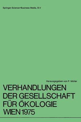 bokomslag Verhandlungen der Gesellschaft für Ökologie Wien 1975