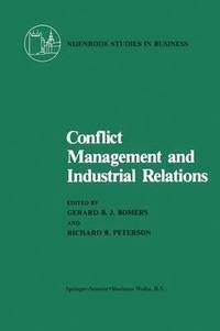 bokomslag Conflict Management and Industrial Relations