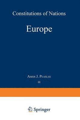 Volume III — Europe