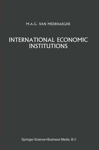 bokomslag International Economic Institutions