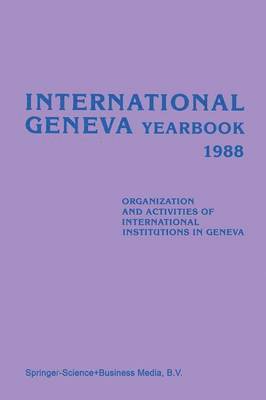 International Geneva Yearbook 1988 1