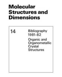 bokomslag Molecular Structures and Dimensions