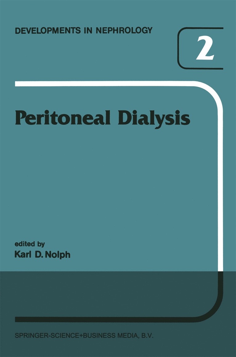 K.D. Nolph, K. D. Nolph - Peritoneal Dialysis, Häftad