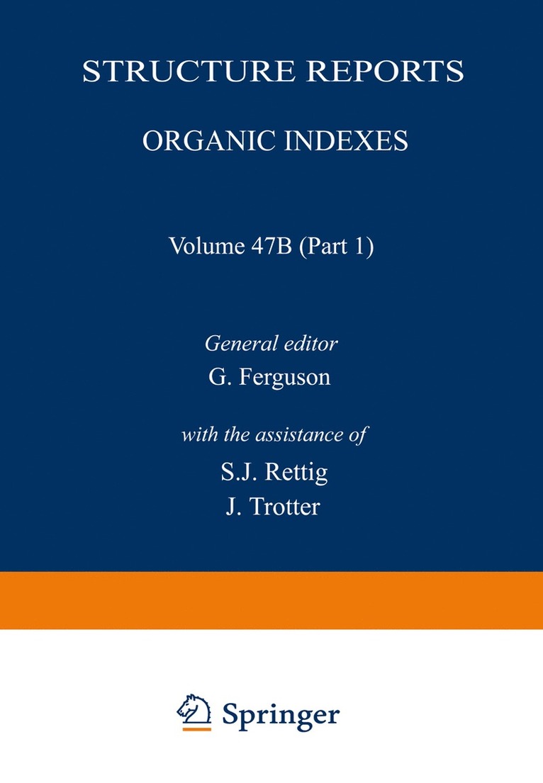 G. Ferguson - Structure Reports, Häftad