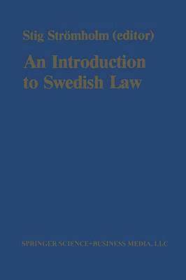 bokomslag An Introduction to Swedish Law