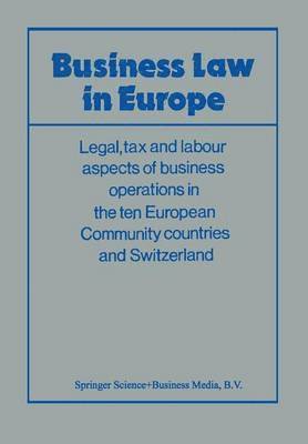 Business Law in Europe 1