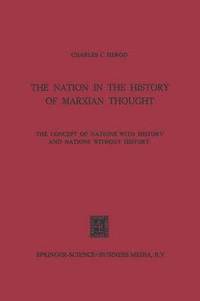 bokomslag Nation in the History of Marxian Thought