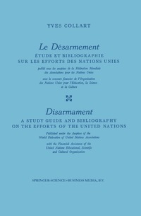bokomslag Le Désarmement / Disarmament