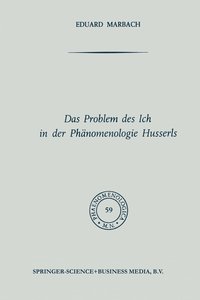 bokomslag Das Problem des Ich in der Phnomenologie Husserls