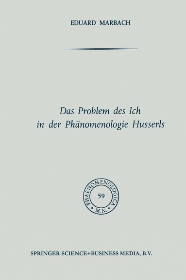 bokomslag Das Problem des Ich in der Phänomenologie Husserls