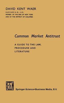 bokomslag Common Market Antitrust