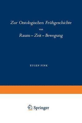 Fink - Zur Ontologischen Frühgeschichte, Häftad