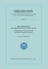 bokomslag The Phonology of Lower Grand Valley Dani
