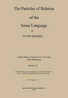Particles of Relation of the Isinai Language