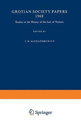 Studies in the History of the Law of Nations 1