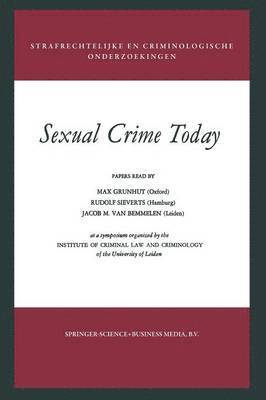 Sexual Crime Today 1