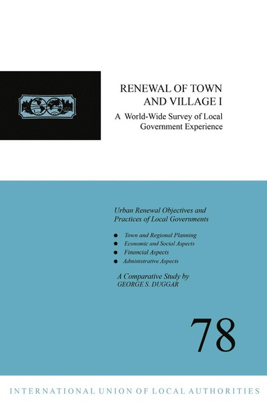 bokomslag Renewal of Town and Village I